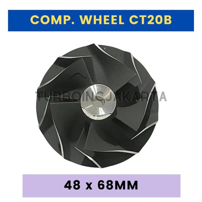 COMPRESSOR WHEEL CT20B IMPELLER TURBO TOYOTA 17201-74070 (48mm)