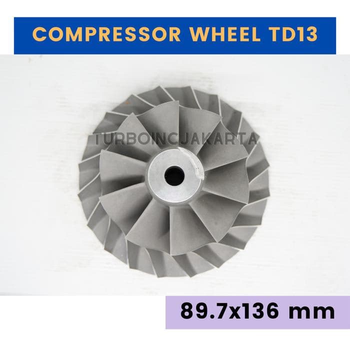 COMPRESSOR WHEEL TD13L / IMPELLER TURBO TD13L-40Q23.5VRC (89.7 mm)