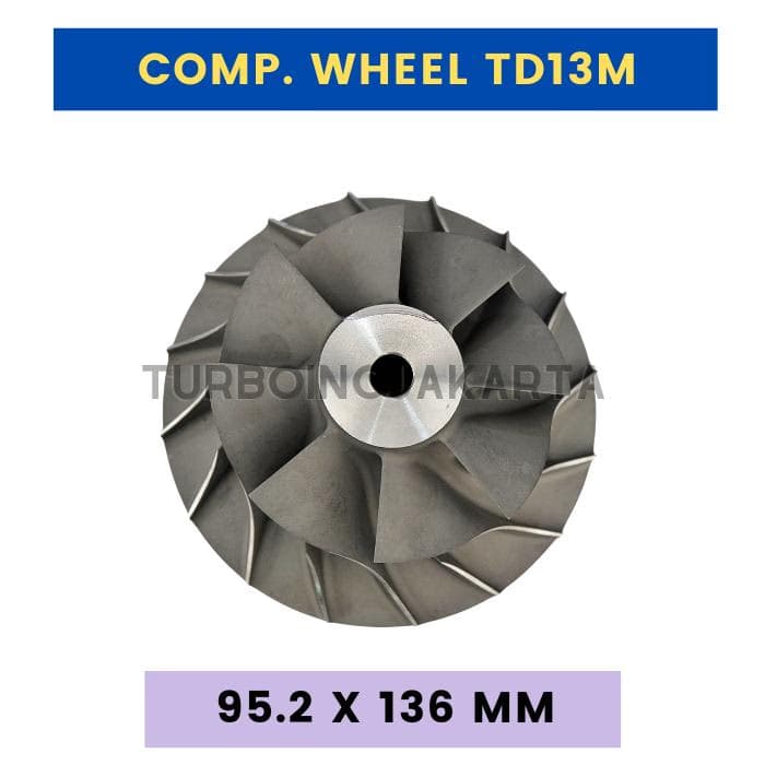 COMPRESSOR WHEEL TD13M (95.2 x 136 MM)
