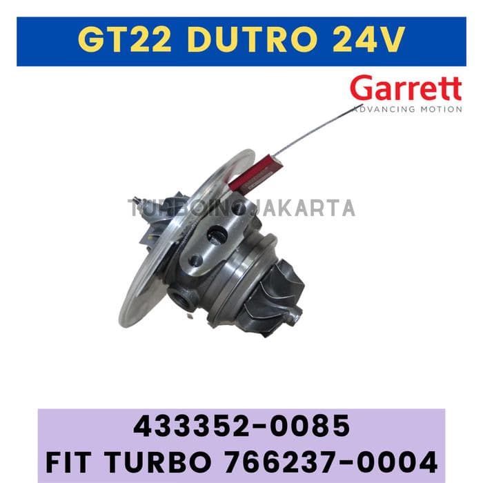 GT22 CARTRIDGE TURBO DUTRO 24v 17201-E0080 GARRETT 433352-0085