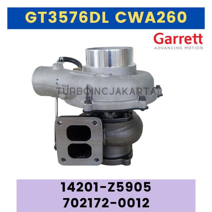 GT3576DL TURBO NISSAN CWA260 GARRETT 14201-Z5905 / 702172-0012 PK260