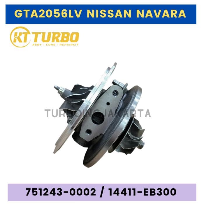 GTA2056LV CARTRIDGE NISSAN NAVARA 2.5 D40 14411-EB300 751243-0002
