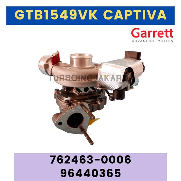 GTB1549VK TURBOCHARGER CAPTIVA 2.0 762463-0006 GARRETT 96440365