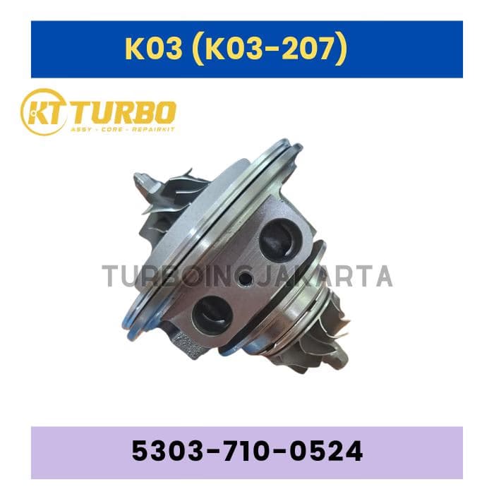 K03 CARTRIDGE TURBO K03-207 VW 5303-710-0524 CATRIDGE VOLKSWAGEN CORE