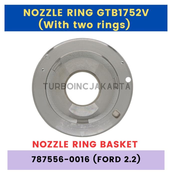 NOZZLE RING GTB1752V 787556-0016 (WITH TWO RINGS)