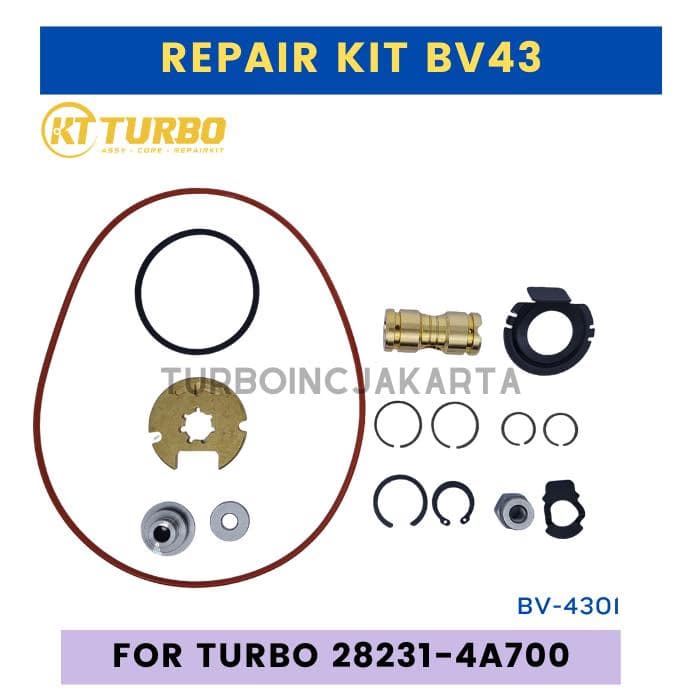 REPAIR KIT TURBO BV43 HYUNDAI H1 5303-970-0353 / 28231-4A700
