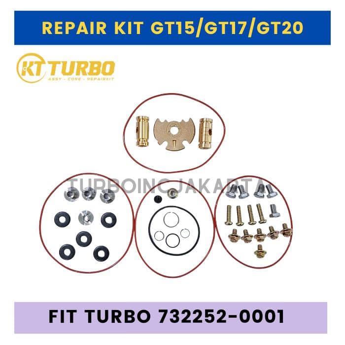 REPAIR KIT TURBO GT15/GT17/GT20 732252-0001 – view 1