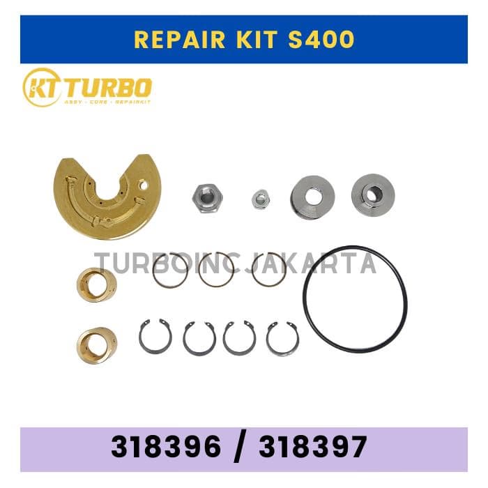 REPAIR KIT TURBO S400 318396 / 318397 - NO BACKPLATE