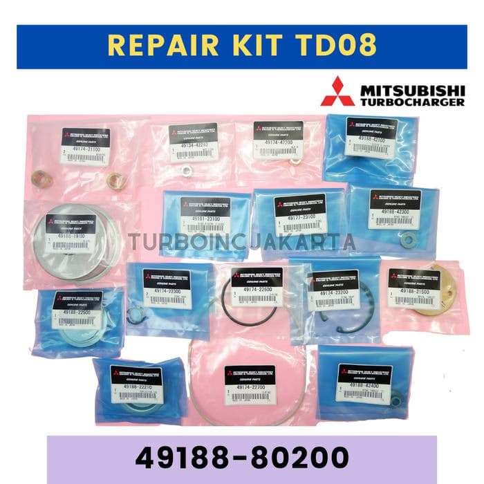 REPAIR KIT TURBO TD08 MITSUBISHI 49188-80200 6D22T 49188-80201