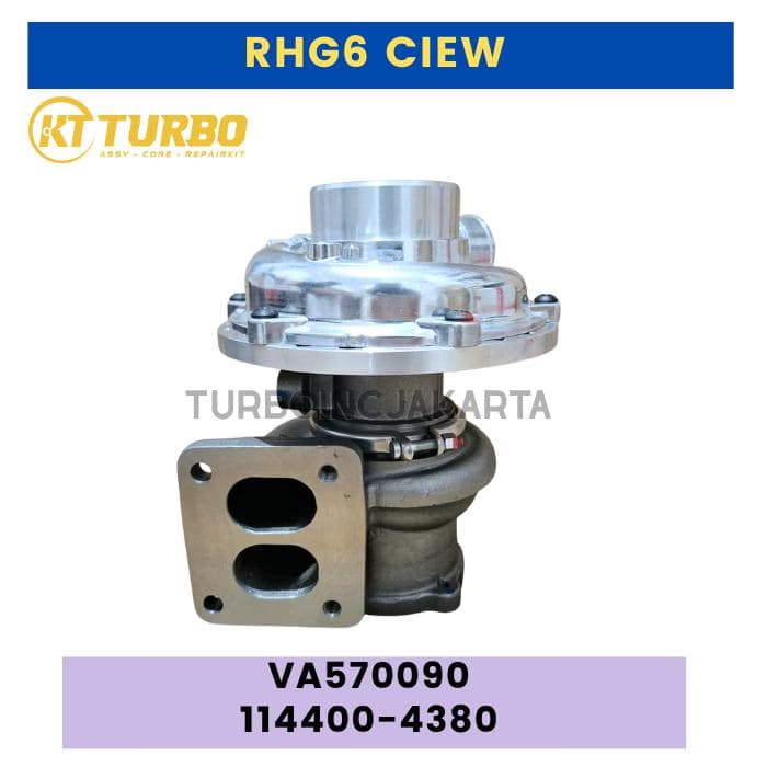RHG6 CIEW TURBOCHARGER ZAXIS 330-6 114400-4380 - MERK KT