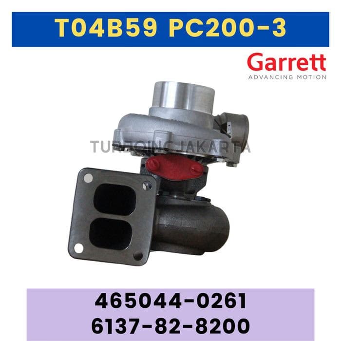T04B59 TURBO PC200-3 S6D105 WA300-1 GARRETT 465044-0261 / 6137-82-8200