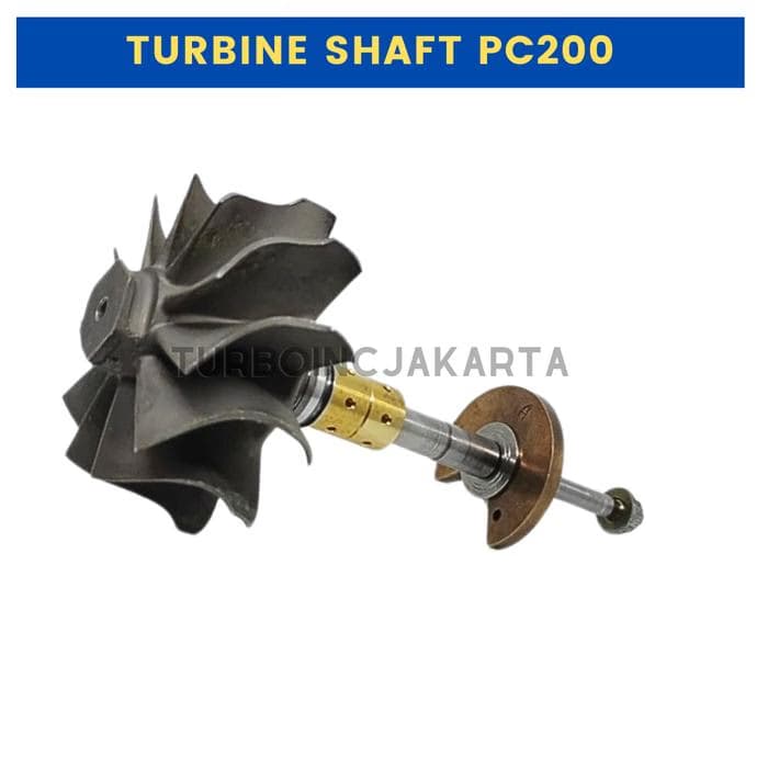 TURBINE WHEEL / SHAFT PC200 - 64 MM