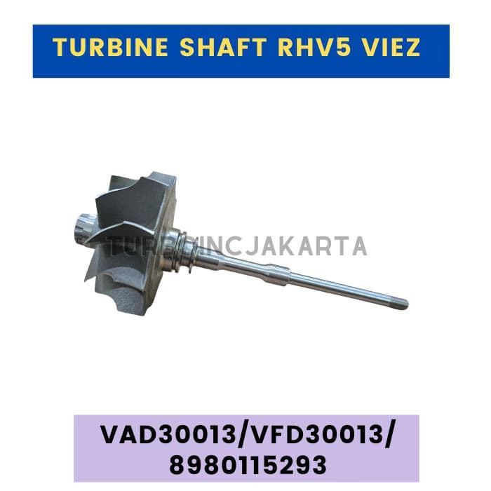 TURBINE WHEEL/SHAFT RHV5 VIEZ DMAX 3.0