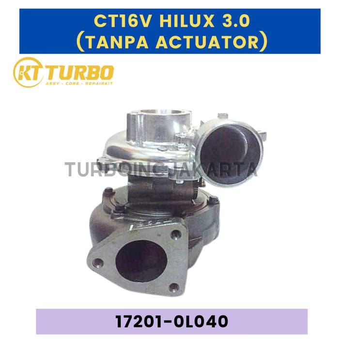 TURBOCHARGER 0L040 TURBO HILUX 3.0 (TURBO ONLY)
