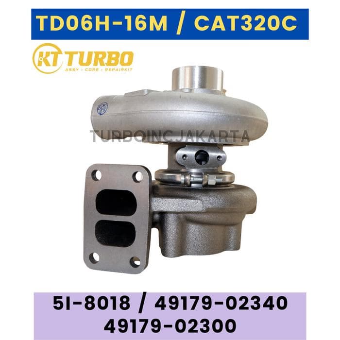 TURBOCHARGER CAT320C CAT320D TD06H-16M / 5I-8018 49179-02300