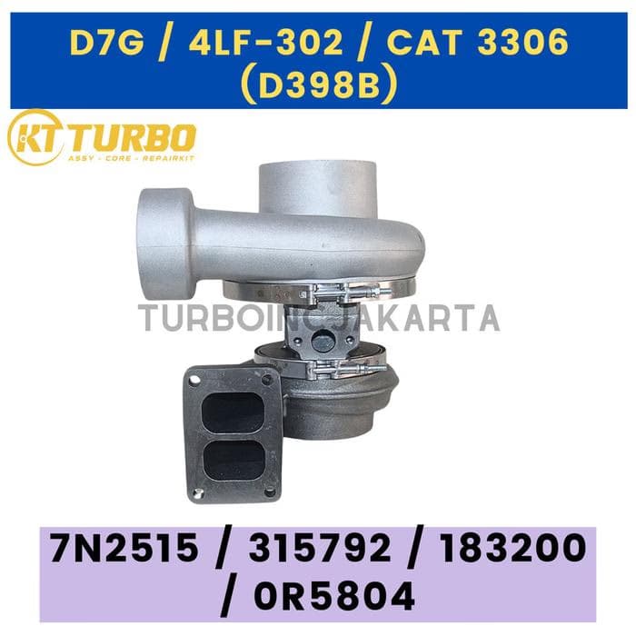 TURBOCHARGER D7G 4LF-302 7N2515 ASSY CAT3306 CAT 3306
